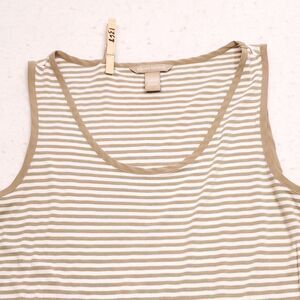 Banana Republic Pullover Casual Tank Top Shirt Womens Size Small S Beige White